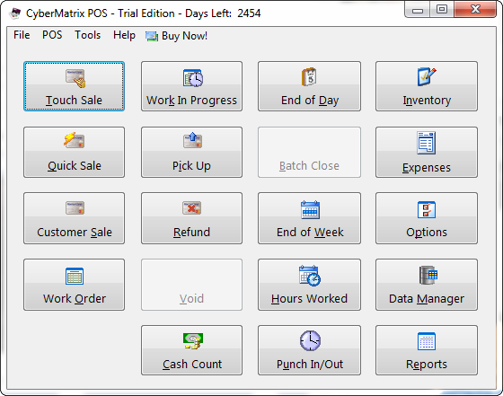 CyberMatrix Point of Sale unlimited Trial CyberMatrix Point of Sale unlimited Trial