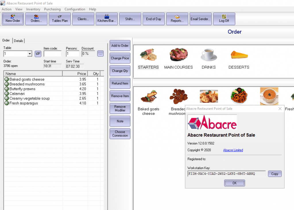 Abacre restaurant point of sale 12 Cracked Abacre restaurant point of sale 12 Cracked