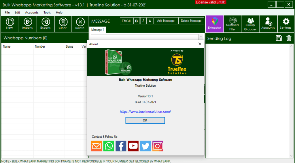 bulk whatsapp marketing 13.1 Cracked bulk whatsapp marketing 13.1 Cracked